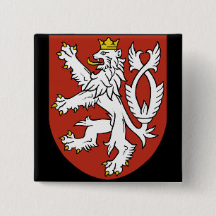 Böhmisches Emblem Button