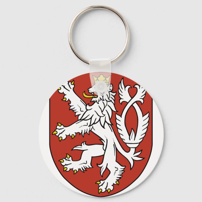 Böhmisches Emblem Schlüsselanhänger (Vorderseite)