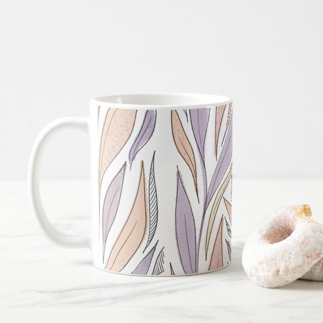 böhmisches Muster Kaffeetasse (Mit Donut)
