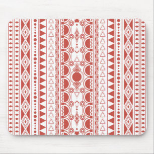 Böhmisches Ornament 30122020 Hellrot Mousepad