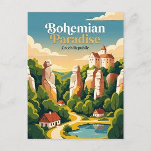 Böhmisches Paradies Tschechische Republik Postkarte