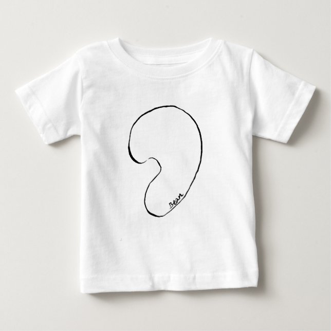 Bohne Baby T-shirt (Vorderseite)