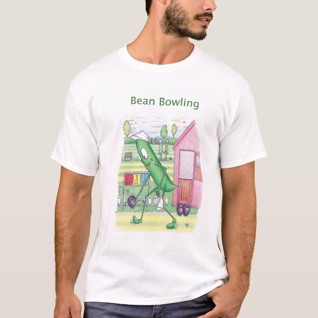 Bohnen-Bowlings-T-Shirt T-Shirt (Vorderseite)