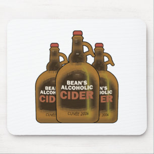Bohnen-Cider Mousepad