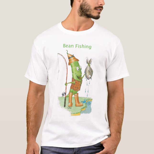 Bohnen-Fischen-T-Shirt T-Shirt (Vorderseite)