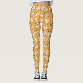 Bohnen, Fleisch, Gemüse und Käse Burrito Leggings