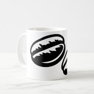 Bohnen gerösteter Kaffeebecher Kaffeetasse