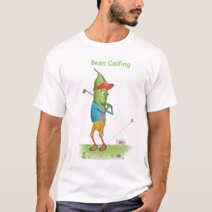 Bohnen-Golf spielendes T-Shirt