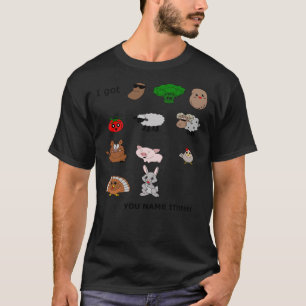 Bohnen, Grüntöne, Kartoffeln, Tomaten/Paradeiser R T-Shirt