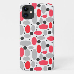 Bohnen und Erbsen rotes, weißes Muster Case-Mate iPhone Hülle