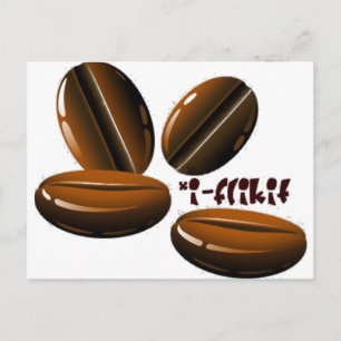 Bohnenflicker Postkarte