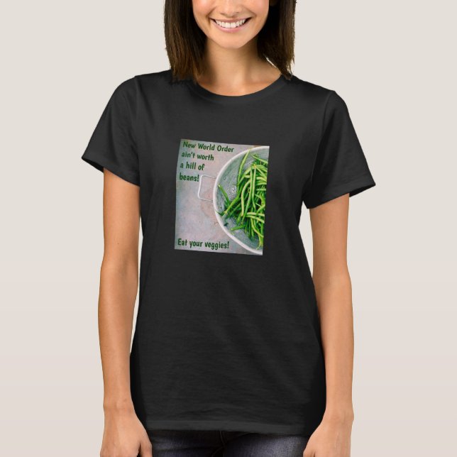 Bohnenhügel (dunkel) T - Shirt (Vorderseite)