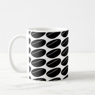 Bohnenkaffee Schwarz – Kühnes Minimalistisches Kaf Kaffeetasse