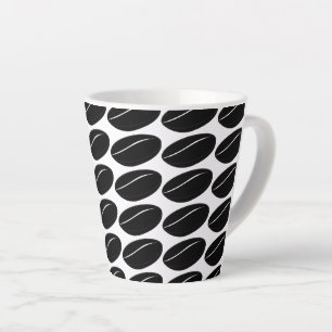 Bohnenkaffee Schwarz – Kühnes Minimalistisches Kaf Milchtasse
