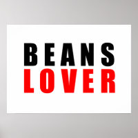 Bohnenliebhaber, ich Liebe Bohnen
