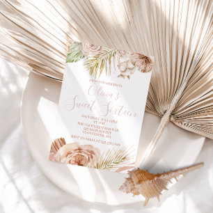 Boho 16 . Geburtstag Floral 16. Geburtstag Einladung