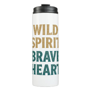 Boho-Abenteuer Wilde Seele Braves Herz Thermosbecher