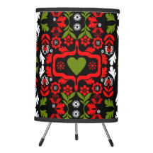 Boho Abstract Flower folk art