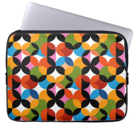 BOHO Abstract Pattern Colorful Mid Century Modern Laptopschutzhülle