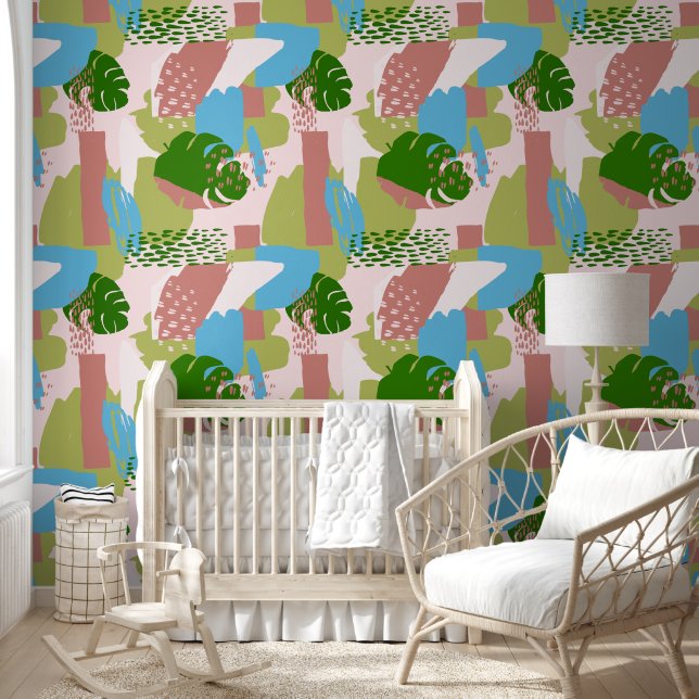 Boho Abstrakt 1 Tapete (Kinder)