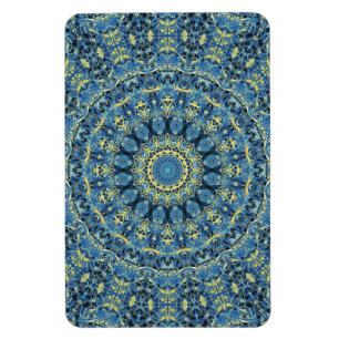 Boho Abstrakt Groovy Van Gogh Starry Night Mandala Magnet