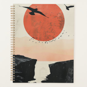 Boho Abstrakt Landschaft (12) Planer