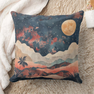 Boho Abstrakt Landschaft (24) Kissen