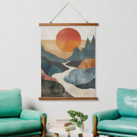 Boho Abstrakt Landschaft (5)