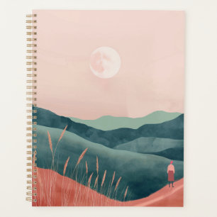 Boho Abstrakt Landschaft (7) Planer