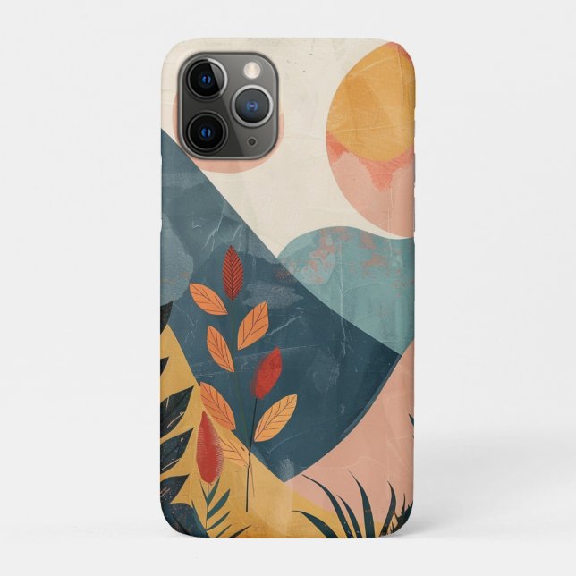 Boho Abstrakt Landschaft (8) Case-Mate iPhone Hülle (Rückseite)