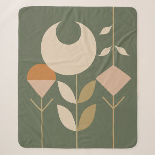 Boho Abstrakt Lily Sherpadecke