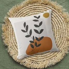 Boho Abstrakt Minimalistisch Herbstkissen Kissen