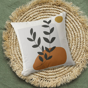 Boho Abstrakt Minimalistisch Herbstkissen Kissen