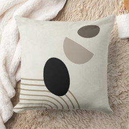 Boho Abstrakt Mitte Jahrhundert Modernes Kissen