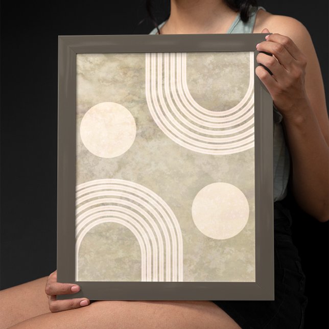 Boho Abstrakt Rainbow Art Poster (Von Creator hochgeladen)