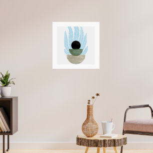 Boho Abstrakt Shapes Poster
