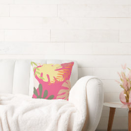 Boho Abstrakt Throw Pillow Kissen