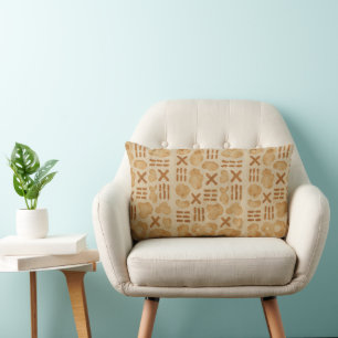 Boho-Abstrakt X Muster Neutrale Papierkunst Lendenkissen