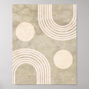 Boho-Abstrakte Regenbogen-Kunst-Dekoration Poster