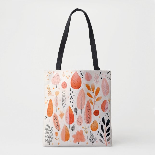 Boho-Abstrakte-Tasche (Vorderseite)