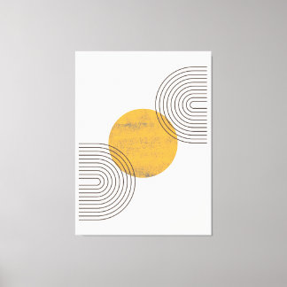 Boho-Abstrakte Wandkunst Leinwanddruck