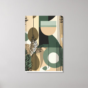 Boho abstraktes Design - Stretchierte Canvas Print Leinwanddruck