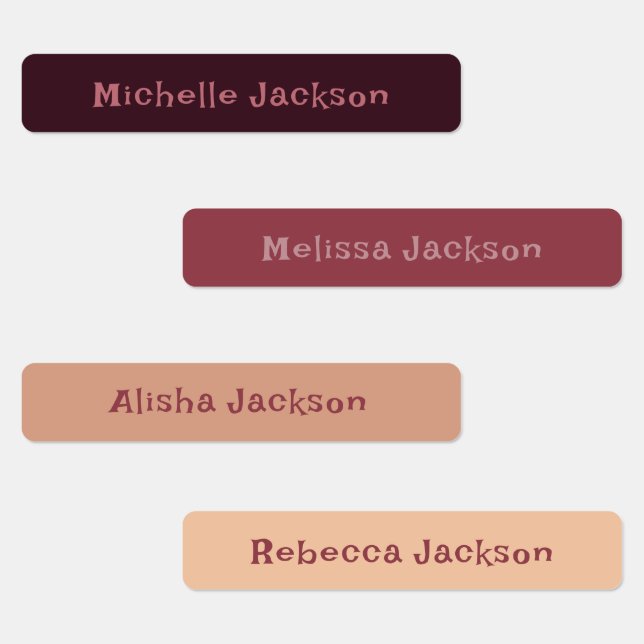 Boho Adehesive Water[rproof Labels Etiketten (Gruppe)