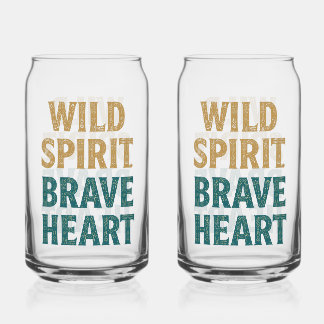 Boho Adventure Wild Spirit Brave Heart Dosenglas