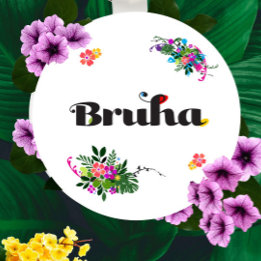 Boho-Aesthetic Filipino Bruha rund Schlüsselanhänger