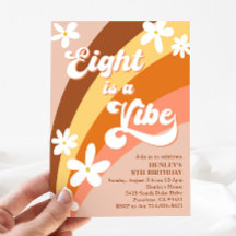 Boho Aight ist ein Vibe Retro Daisies Rainbow