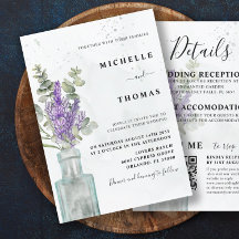 Boho alle in einem Eukalyptus und Lavender Wedding