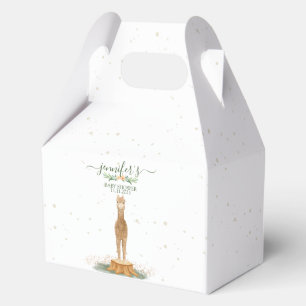 Boho-Alpaka-Kinder-Baby-Party Geschenkschachtel
