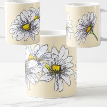Boho-Aquarell-Blumen-Daisy-Weihnachtsgeschenk