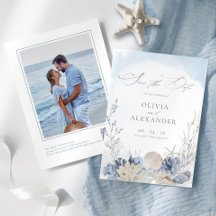 Boho-Aquarell-Strandhochzeitsfoto